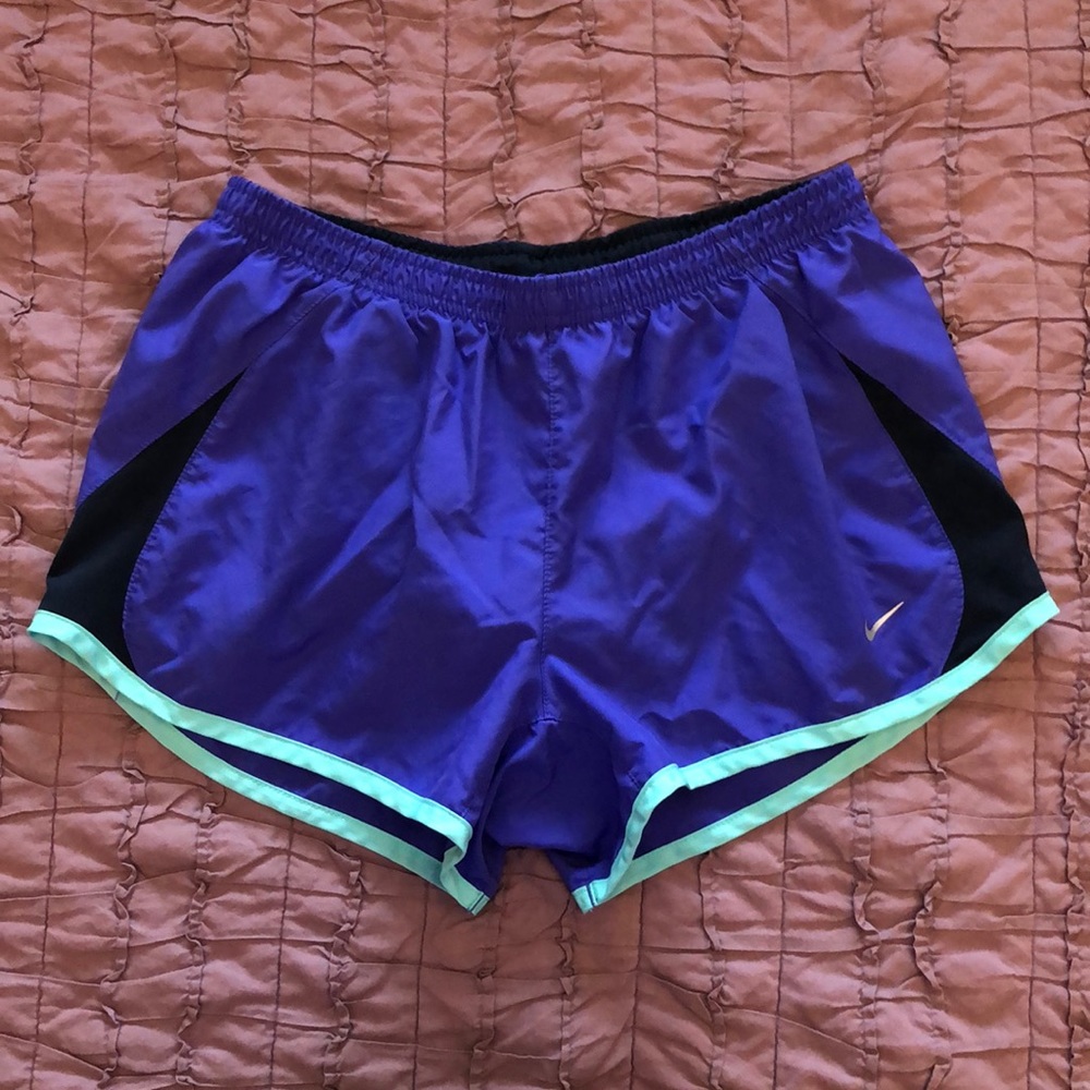 Purple Nike Running Shorts